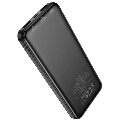 Εξωτερική μπαταρία HOCO J136, 10000 mAh, 22,5 W, QC + PD, 1 x USB-C - 2 x USB-A, Μαύρη