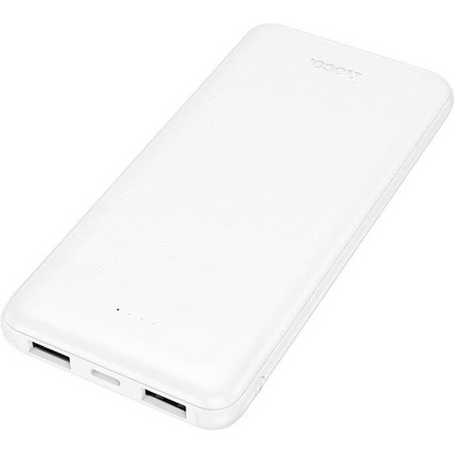Εξωτερική Μπαταρία HOCO J153 Stability, 10000mAh, 10W, 2 x USB-A, Λευκό