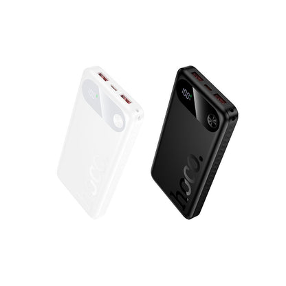 HOCO J154 External Battery, 10000mAh, 22.5W, QC + PD, 1 x USB-C - 2 x USB-A, Black