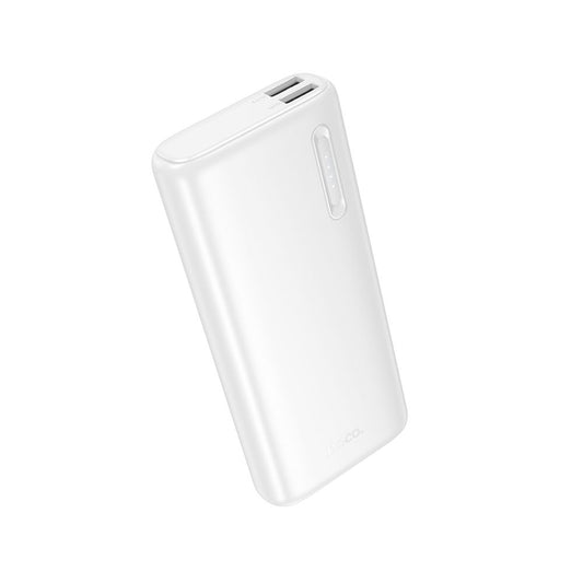 HOCO J158A External Battery, 10000mAh, 10W, 2 x USB-A, White