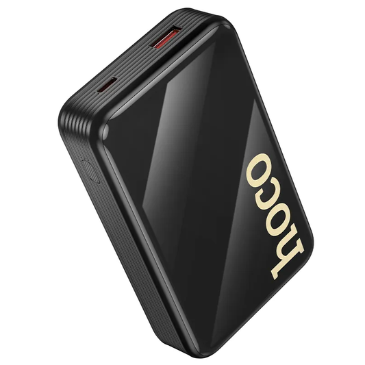 HOCO Q37A External Battery, 20000mAh, 22.5W, QC + PD, 1 x Lightning - 1 x USB-A - 2 x USB-C, Black