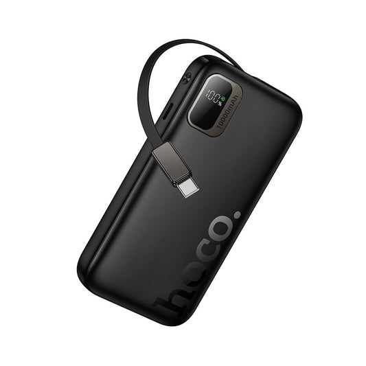 HOCO Q51 External Battery, 10000mAh, 20W, PD, 2 x USB-C, Black