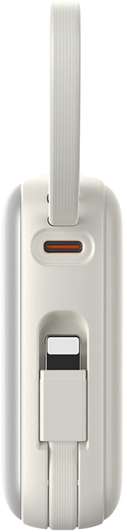 Joyroom JR-PBF27 External Battery, 10000mAh, 22.5W, QC + PD, 1 x Lightning - 2 x USB-C, White
