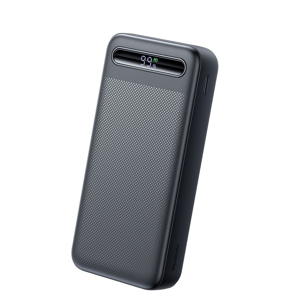 McDodo MC-3891 Star External Battery, 20000mAh, 22.5W, QC + PD, 2 x USB-A - 1 x USB-C, Black