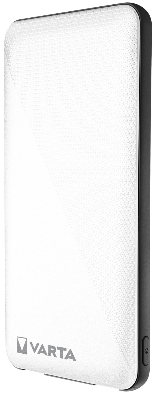 Εξωτερική Μπαταρία Varta Energy, 5000mAh, 15W, 1 x USB-C - 2 x USB-A, Λευκή