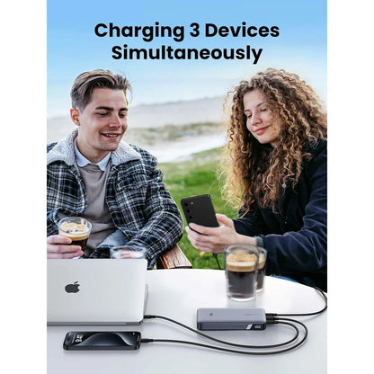 Εξωτερική Μπαταρία UGREEN PB720 Nexode, 20000mAh, 100W, QC + PD, 1 x USB-A - 2 x USB-C, Γκρι