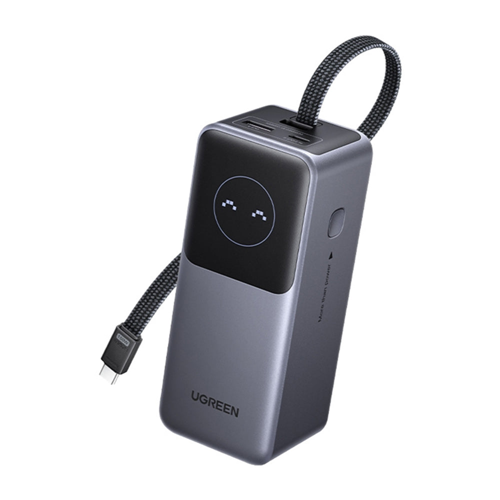 Εξωτερική Μπαταρία UGREEN PB723, 20000mAh, 130W, QC + PD, 1 x USB-A - 2 x USB-C, Γκρι