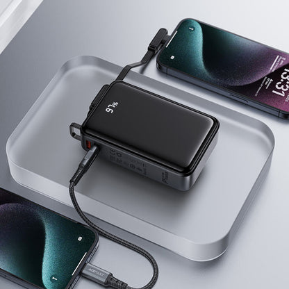 Εξωτερική Μπαταρία Acefast M4, 20000mAh, 67W, PD, 1 x USB-A - 2 x USB-C, Μαύρο