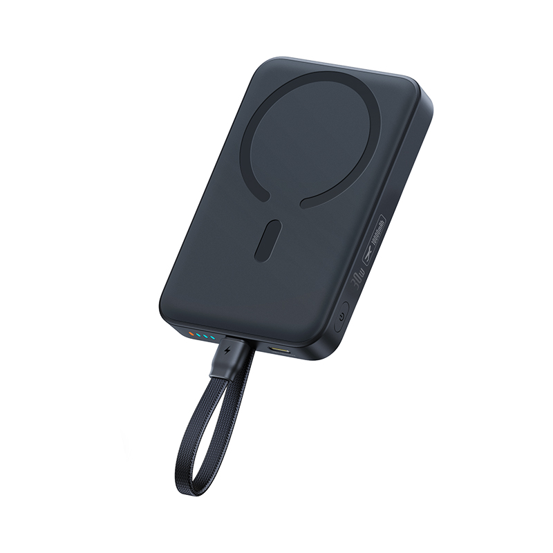 Εξωτερική Ασύρματη Μπαταρία Baseus EnerFill FM11 Magnetic, 10000mAh, 30W, PD + FQI, 1 x QI - 2 x USB-C, Μαύρο E0028904