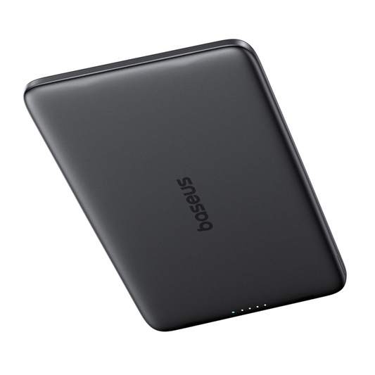 Εξωτερική Ασύρματη Μπαταρία Baseus PicoGo AM41, 5000mAh, 20W, PD + FQI, 1 x QI - 1 x USB-C, Μαύρο P1007680C123-00
