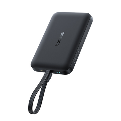 Εξωτερική Ασύρματη Μπαταρία Baseus EnerFill FM11 Magnetic, 10000mAh, 30W, PD + FQI, 1 x QI - 2 x USB-C, Μαύρο E0028904