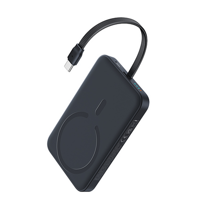 Εξωτερική Ασύρματη Μπαταρία Baseus EnerFill FM11 Magnetic, 10000mAh, 30W, PD + FQI, 1 x QI - 2 x USB-C, Μαύρο E0028904