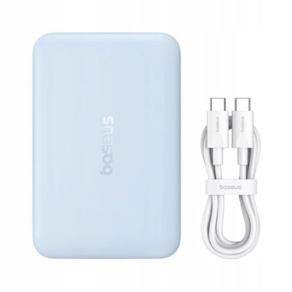 Εξωτερική Ασύρματη Μπαταρία Baseus EnerFill FM11 Ultra-Mini, 10000mAh, 22.5W, PD + FQI, 1 x QI - 1 x USB-C, Μπλε P1008210E313-00