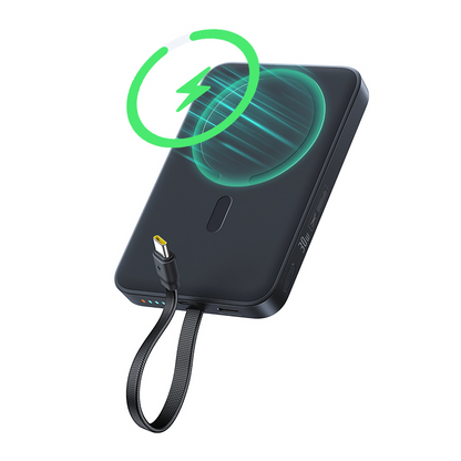 Εξωτερική Ασύρματη Μπαταρία Baseus EnerFill FM11 Magnetic, 10000mAh, 30W, PD + FQI, 1 x QI - 2 x USB-C, Μαύρο E0028904