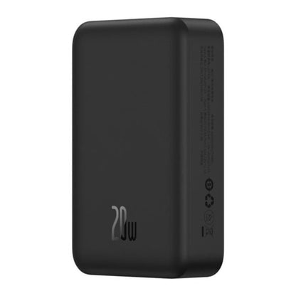 Baseus EnerFill FM41 Mini Wireless External Battery, 20000mAh, 20W, PD + FQI, 1 x QI - 1 x USB-C, Black E0027U00