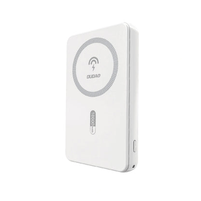 Ασύρματη Εξωτερική Μπαταρία Dudao K14S, 5000mAh, 20W, QC + PD + FQI, 1 x QI - 1 x USB-A - 1 x USB-C, Λευκό
