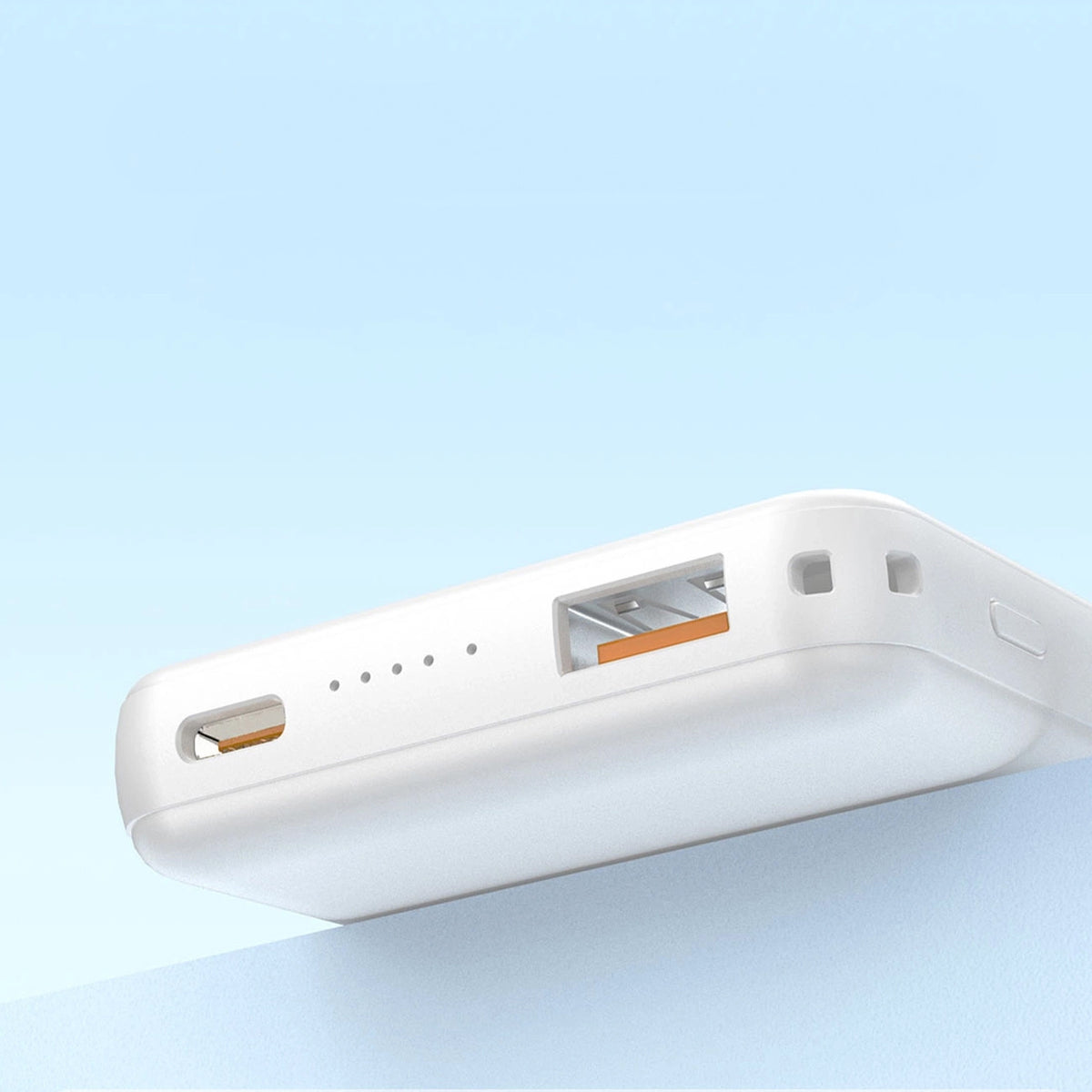 Εξωτερική Μπαταρία Wireless Dudao K14S+, 10000mAh, 22.5W, QC + PD + FQI, 1 x QI - 1 x USB-A - 1 x USB-C, Λευκή
