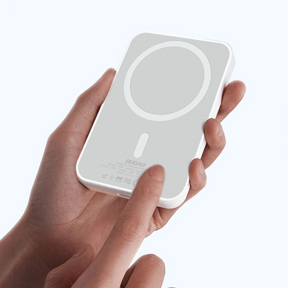 Εξωτερική Μπαταρία Wireless Dudao K26, 10000mAh, 20W, PD + FQI, 1 x QI - 1 x USB-C, Λευκή