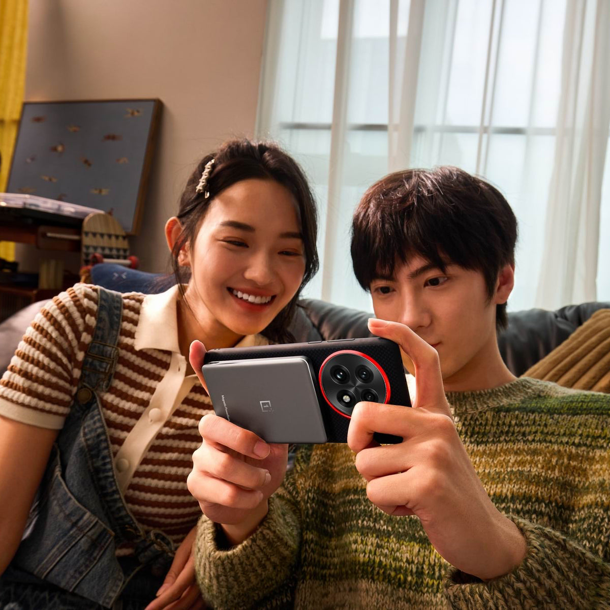 Εξωτερική Μπαταρία Wireless OnePlus Slim Magnetic, 5000mAh, 10W, FQI, 1 x USB-C, Γκρι 5411100015
