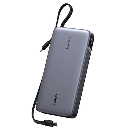 Εξωτερική Μπαταρία UGREEN PB552 (55995B), 25000mAh, 165W, QC + PD, 1 x USB-A - 3 x USB-C, Γκρι