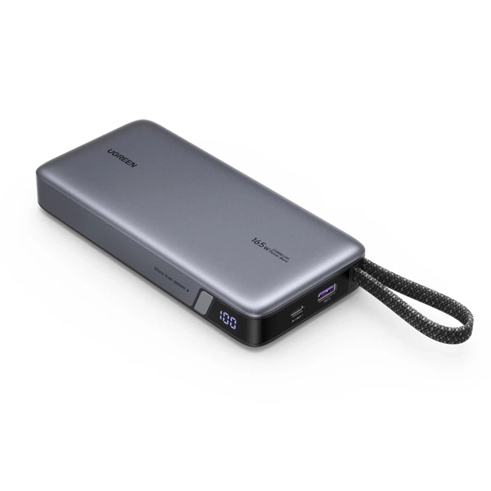 Εξωτερική Μπαταρία UGREEN PB552 (55995B), 25000mAh, 165W, QC + PD, 1 x USB-A - 3 x USB-C, Γκρι