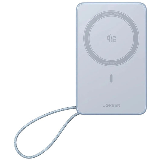 Εξωτερική Ασύρματη Μπαταρία UGREEN MagFlow PB773 (65958B), 10000mAh, 25W, PD + FQI, 1 x QI - 2 x USB-C, Μπλε