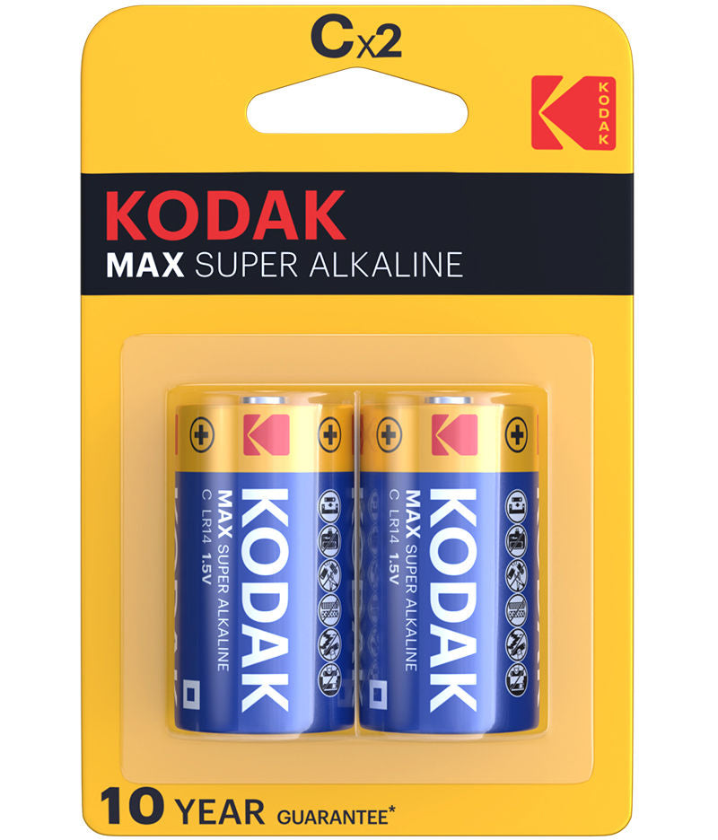 Μπαταρία Kodak Max Alkaline, LR14 Σετ 2 τεμάχια