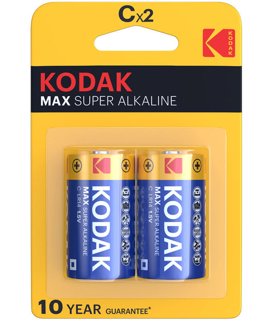 Μπαταρία Kodak Max Alkaline, LR14 Σετ 2 τεμάχια