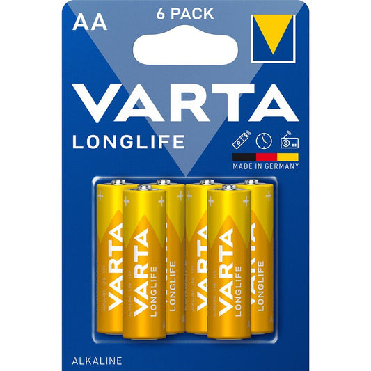 Μπαταρία Varta Longlife 4106, AA / LR6, Σετ 6 τεμαχίων