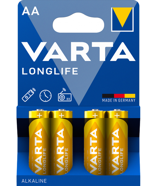 Μπαταρία Varta Longlife 4106, AA / LR6, Σετ 4 τεμάχια