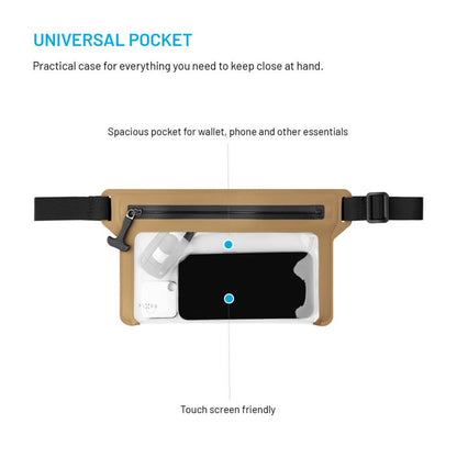 Τσαντάκι Waterproof Fixed, Universal, Μπεζ
