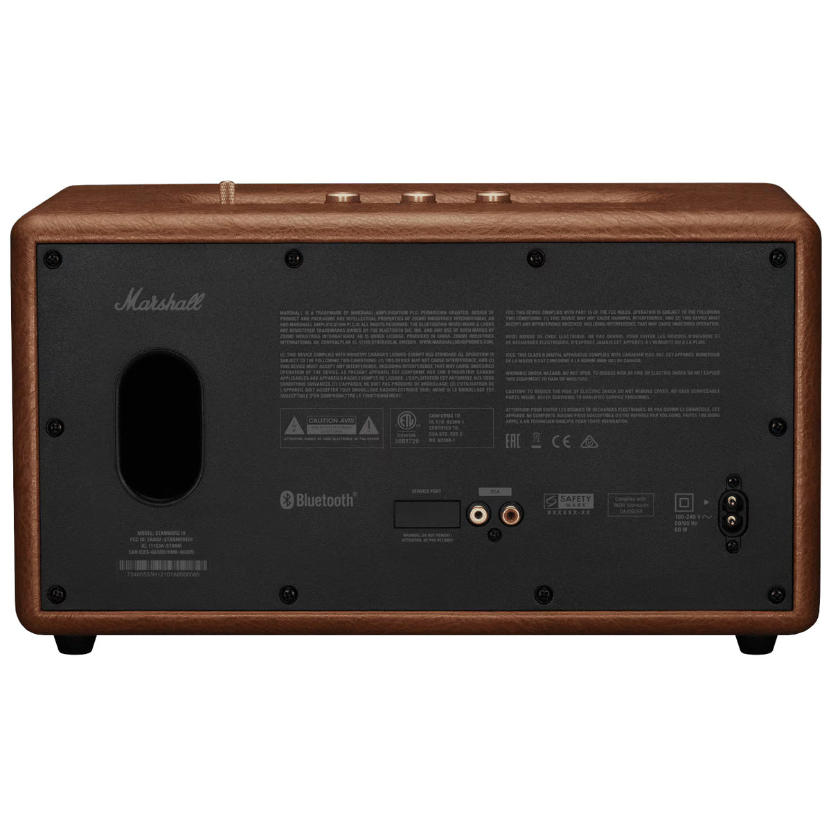 Ηχείο Bluetooth Marshall Stanmore III, 80W, Καφέ