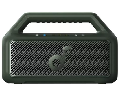 Anker SoundCore Boom 2 New Version Portable Bluetooth Speaker, 80W, TWS, RGB, Waterproof, Green A3138062
