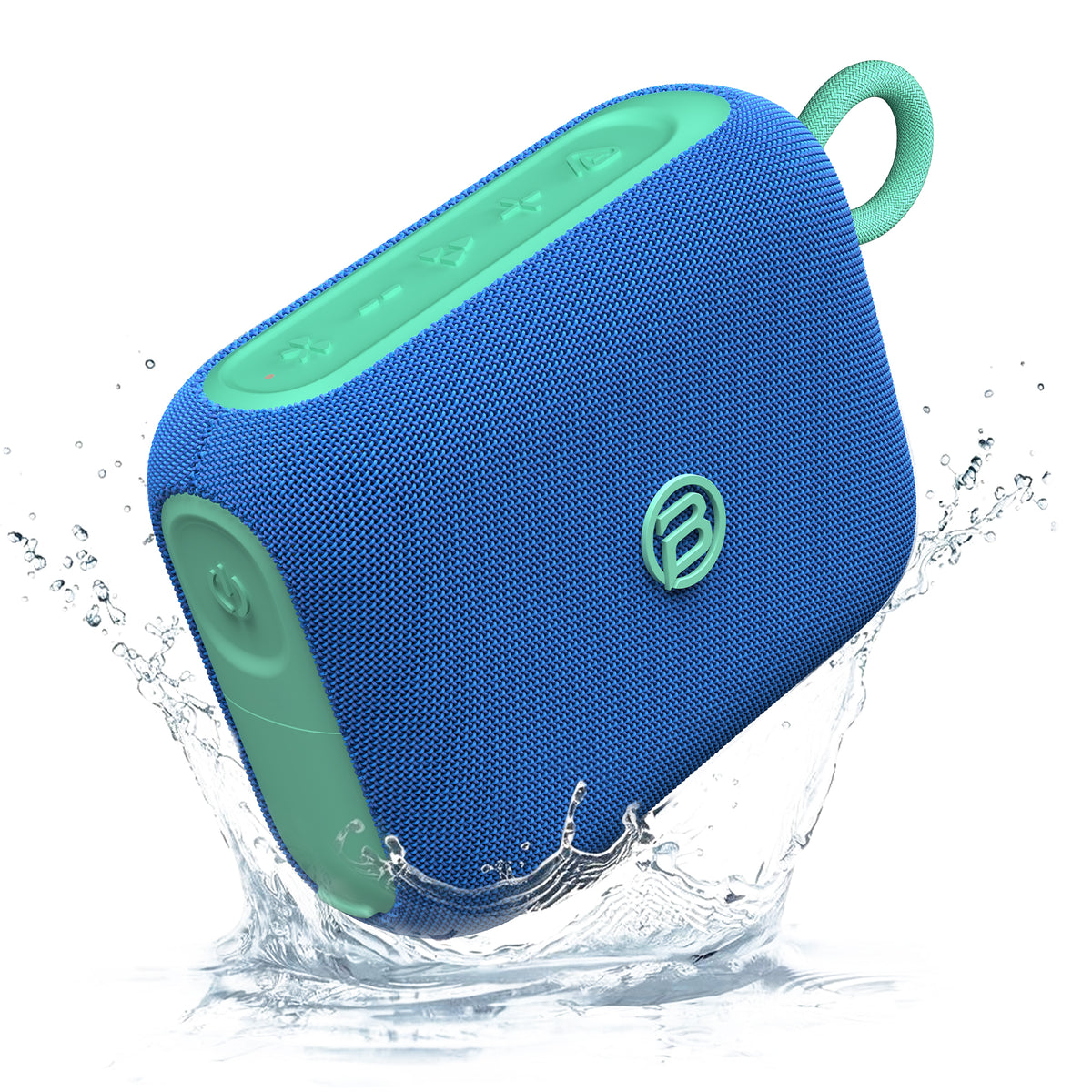 Bugani Rove Go 5 Portable Bluetooth Speaker, 12W, TWS, Waterproof, Blue
