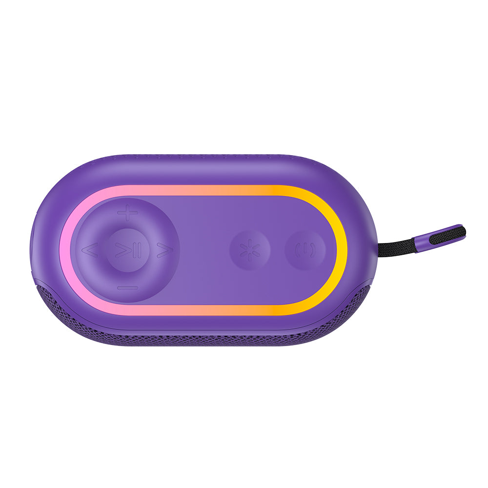 Φορητό Ηχείο Bluetooth HAVIT SK809BT, 7W, RGB, Αδιάβροχο, Μωβ