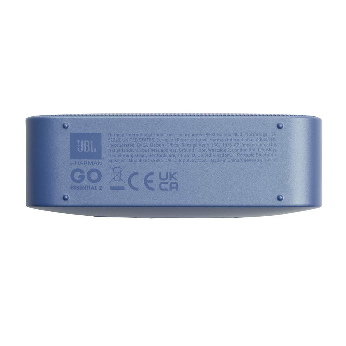 Φορητό Ηχείο Bluetooth JBL Go Essential 2, 3.1W, Pro Sound, Αδιάβροχο, Μπλε JBLGOES2BLUCN