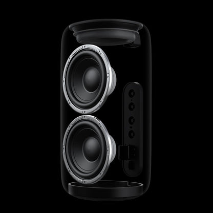McDodo BS-1410 Portable Bluetooth Speaker, 2 x 5W, RGB, Waterproof, Black