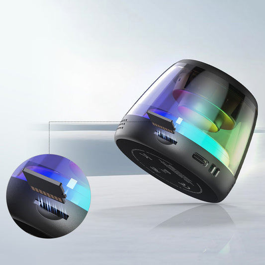 Φορητό Ηχείο Bluetooth Monster Mag Flux, 5W, TWS, RGB, Μαύρο