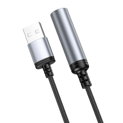 Ηλεκτρικό Αναπτήρα HOCO UA30, USB-A, 30cm, Γκρι
