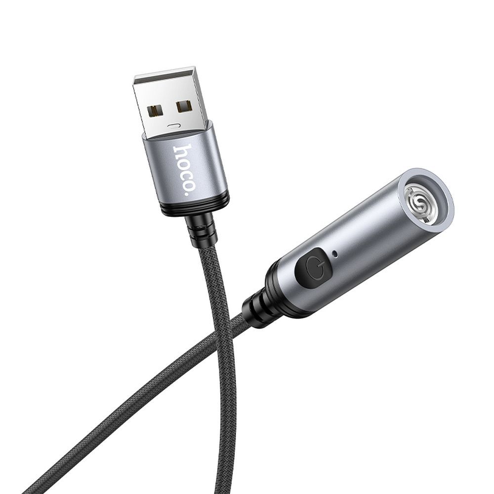 Ηλεκτρικό Αναπτήρα HOCO UA30, USB-A, 30cm, Γκρι