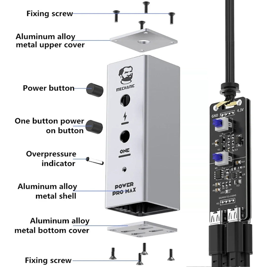 Καλώδιο Τροφοδοσίας Mechanic Power Pro Max για Apple iPhone 6 - 13 Pro Max Series