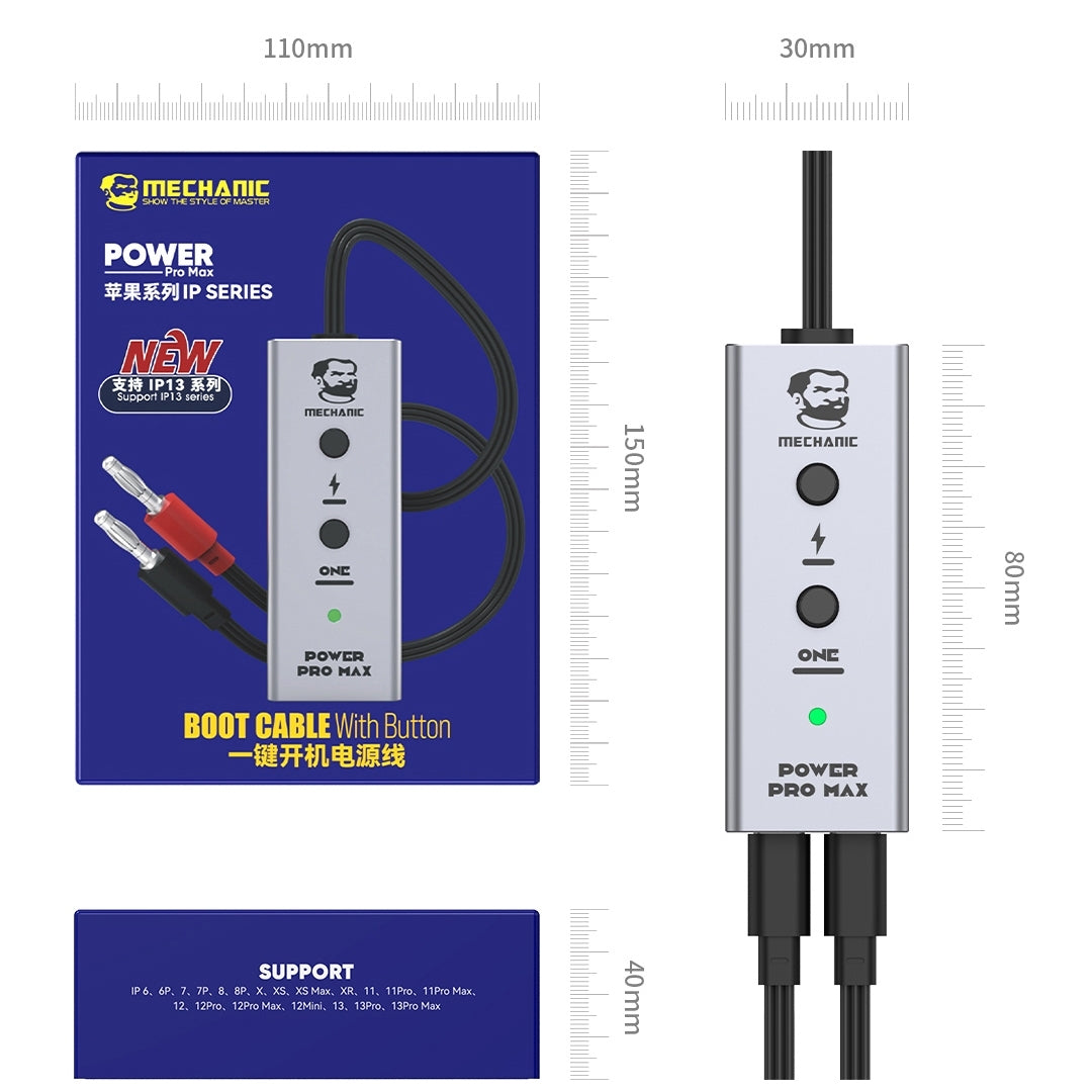 Καλώδιο Τροφοδοσίας Mechanic Power Pro Max για Apple iPhone 6 - 13 Pro Max Series