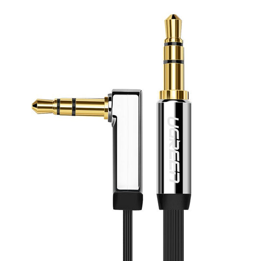 UGREEN AV112 Angled 3.5mm - 3.5mm Audio Cable, 1m, Black