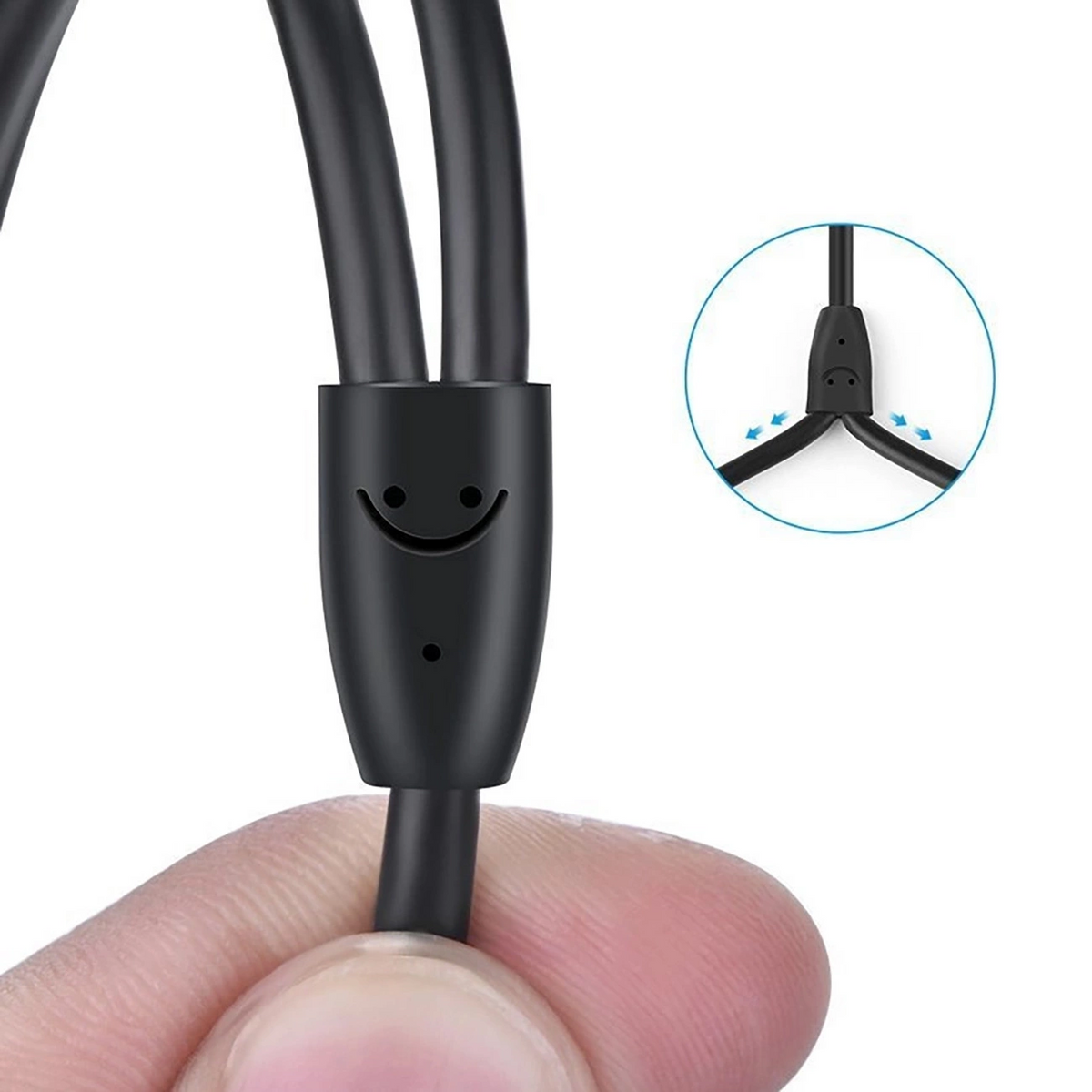 3.5mm Audio Cable - 2 x RCA UGREEN AV116, 1m, Black