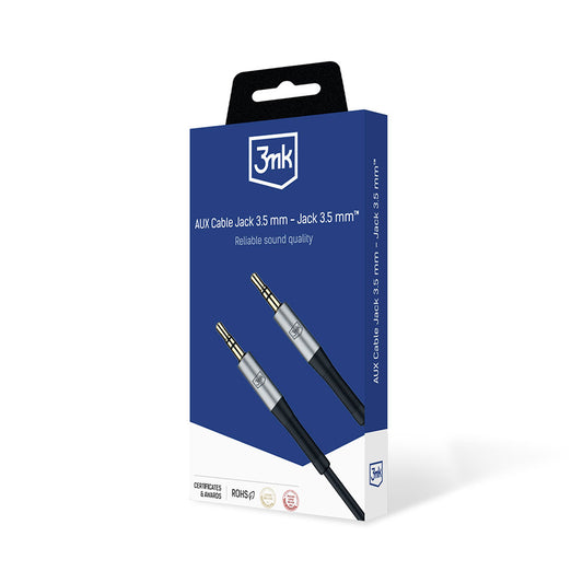 Καλώδιο Ήχου 3.5mm - 3.5mm 3MK, 1μ, Μαύρο