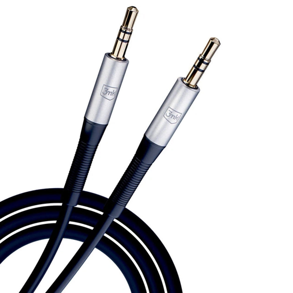 Καλώδιο Ήχου 3.5mm - 3.5mm 3MK, 1μ, Μαύρο