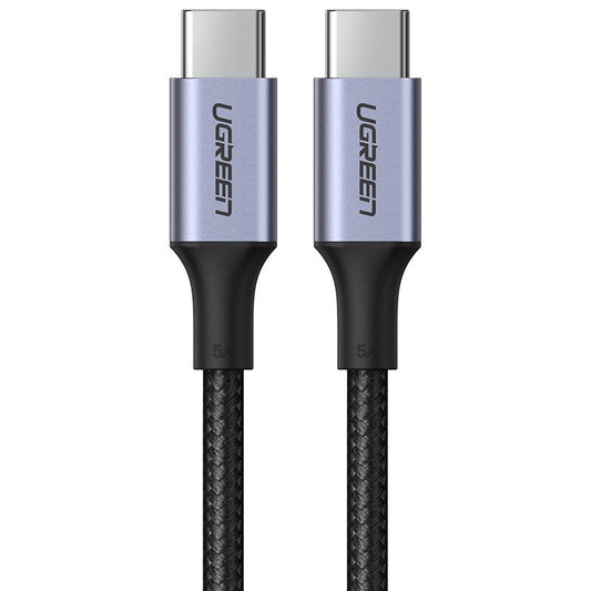Καλώδιο δεδομένων και φόρτισης USB-C - USB-C UGREEN US316, 100W, 1m, γκρι
