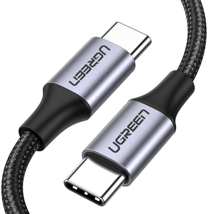 Καλώδιο Δεδομένων και Φόρτισης USB-C - USB-C UGREEN US261, 60W, 1μ, Γκρι