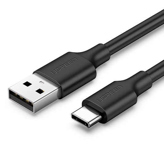 UGREEN US287 USB-A to USB-C Data and Charging Cable, 18W, 0.5m, Black