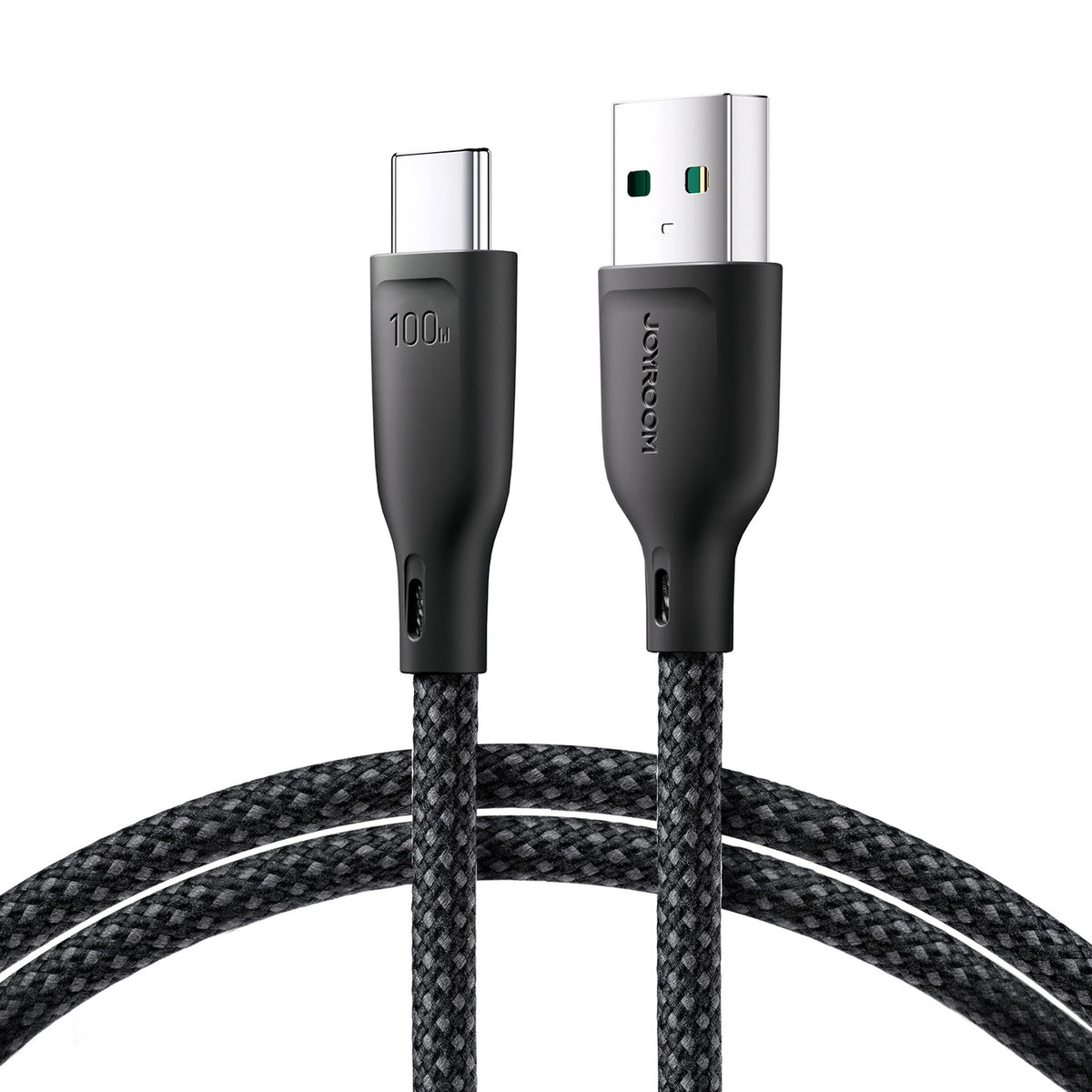 USB-A to USB-C Data and Charging Cable Joyroom S-A34, 100W, 1m, Black